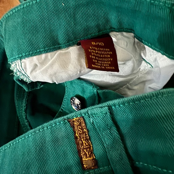 SKY JEANS WOMEN'S SKINNY JEANS GREEN 9/10 - Picture 3 of 4